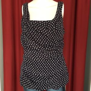 Express Sleeveless Ruched Top